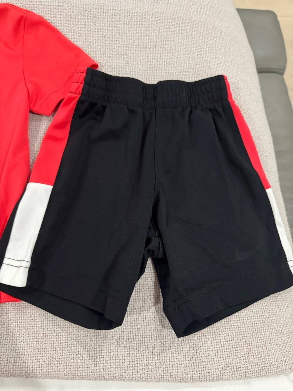 Nike Red Dri-FIT Kids Short Sleeve Tee